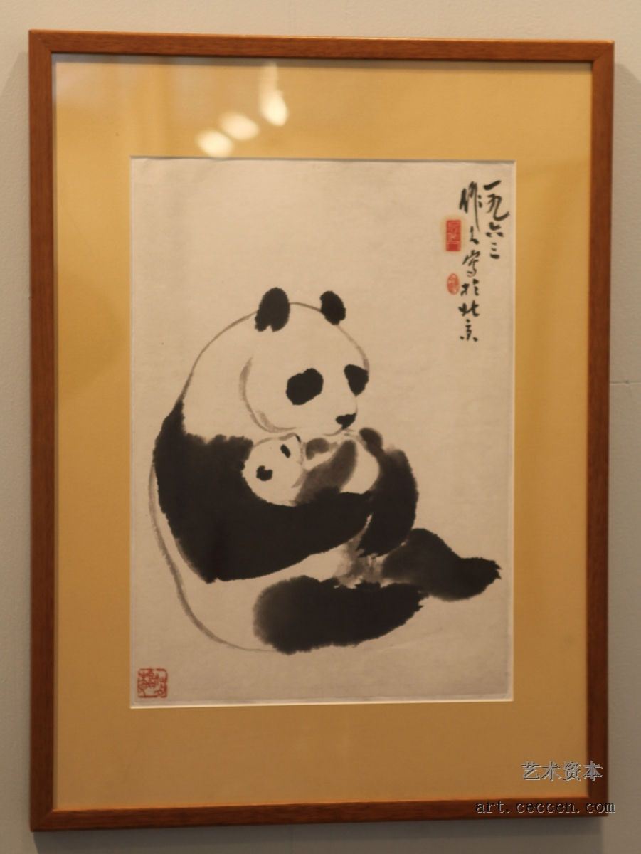 吴作人作品展 《母与子》(2)
